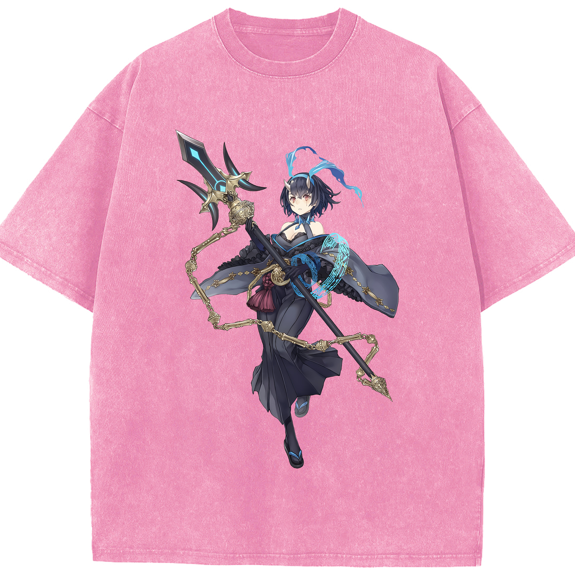 （画像用） 転スラ Regarding Reincarnated to Slime 綿100% ヴィンテージ風 半袖Tシャツ（フロントプリント）